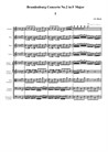 Brandenburg Concerto No.2 in F Major, Movement I